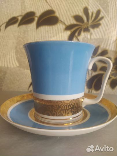 Чашка с блюдцем лфз. Объём чашки 300 мл