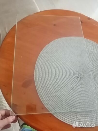 Стеклянная полка для холодильника 32*45