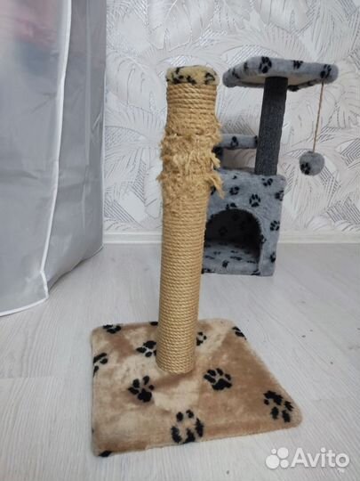 Домик для кошки с когтеточкой