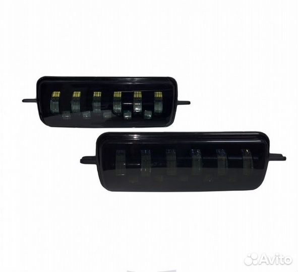 LED надфарники с дальним светом/дхо Ваз Нива 2121