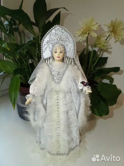 Снегурочка интерьерная кукла