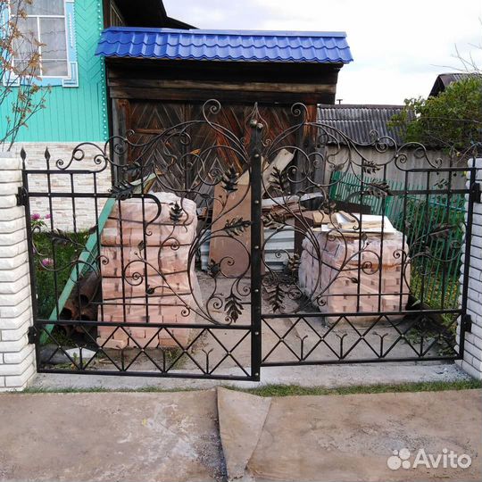Кованые ворота и калитки