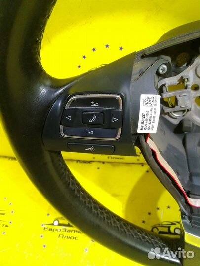 Руль кожаный Volkswagen Passat B6