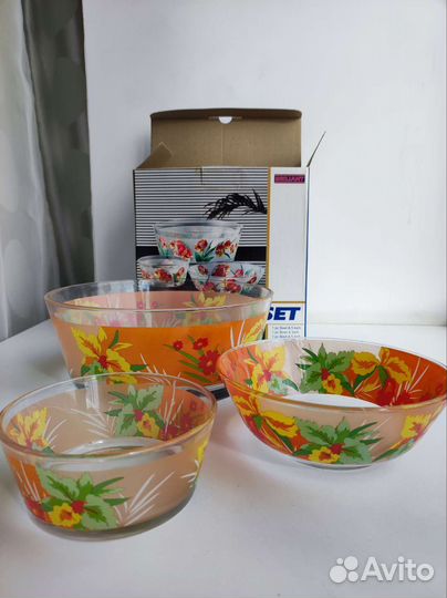 Набор из 3-х салатников (Индонезия)