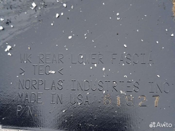 Jeep grand cherokee wk2 2010 Юбка заднего бампера