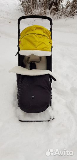 Санки коляска nika