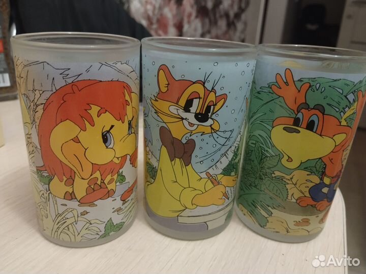 Детские стаканы 3 шт