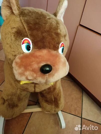 Плюшевый мишка - качалка