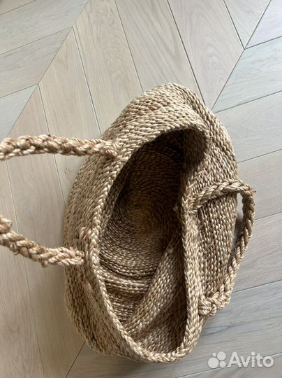 Zara home корзина джут