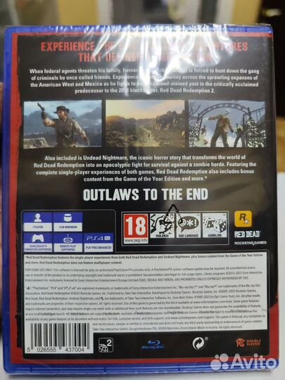 Red Dead Redemption I Без перевода (cusa 36844)