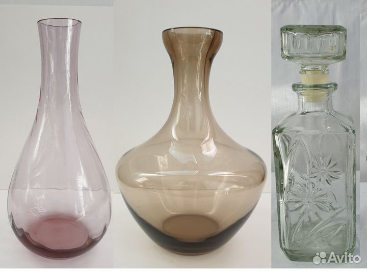 Кувшины графины пузырьки