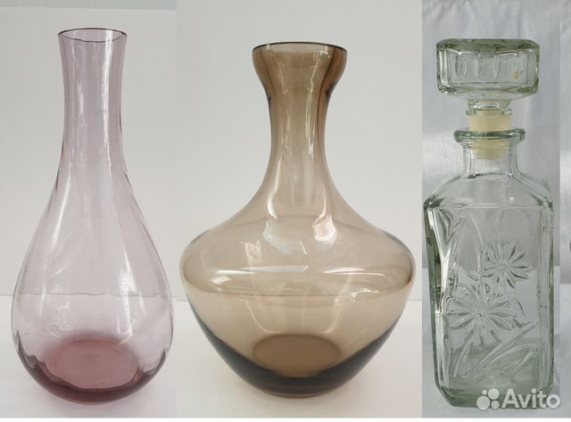 Кувшины графины пузырьки