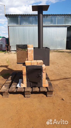 Печь для бани на 3 помещения