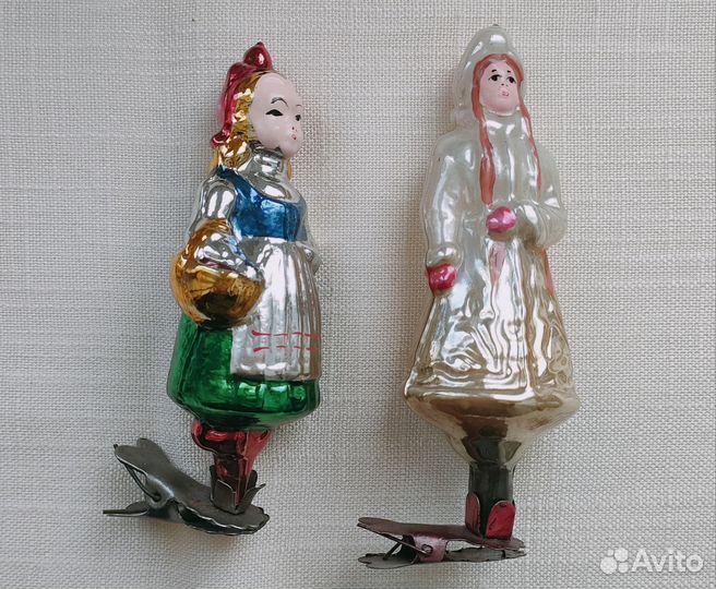 Елочные игрушки СССР прищепки