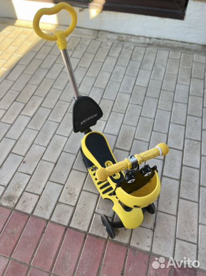 Самокат детский с сиденьем