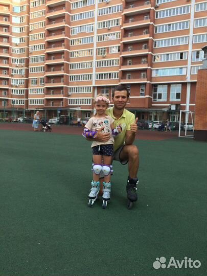 Обучение катанию на коньках и роликах. Тренер