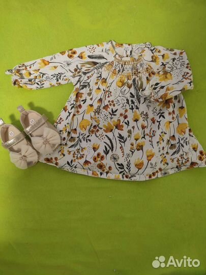 Платье next 3-6 месяцев