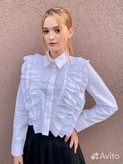 Рубашка/ блузка белая новая женская