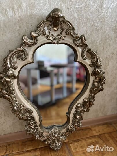 Зеркало гипсовое старинное