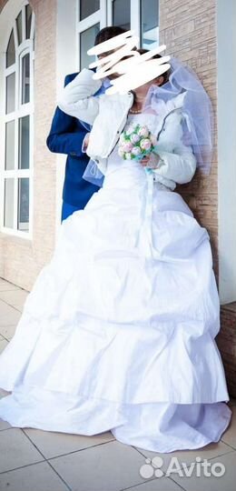 Свадебное платье 42 44 новое
