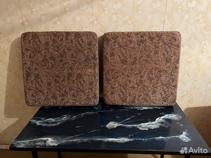 Подушки от кресла 57х57х10 см 2 шт