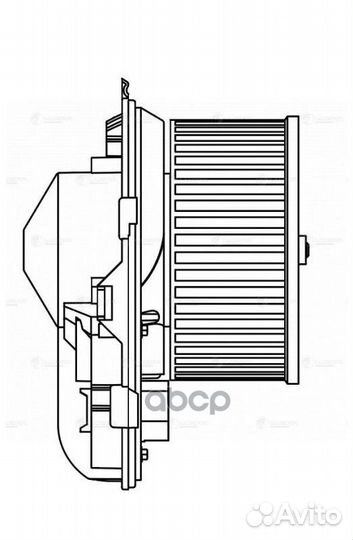 Э/вентилятор отоп. для а/м VW Passat B5 (96) /A