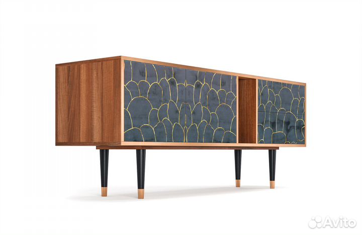 Тв-тумба T1 - Орех - Blue Lagoon