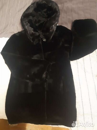 Шуба из меха кролика