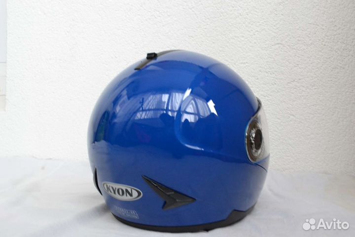 Шлем для мотоцикла гибрид глянцевый