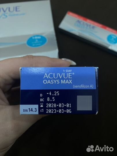 Линзы acuvue oasys 1 day