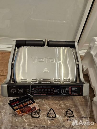 Электрогриль Умный от tefal optigrill+intial новый