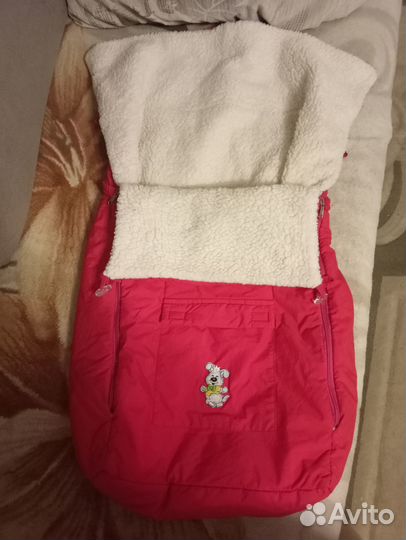 Зимний конверт в коляску