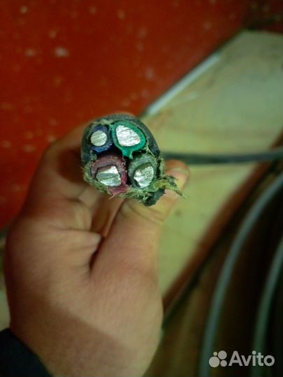 Кабель силовой алюминиевый четырёх жильный