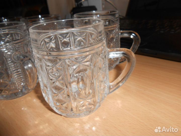 Кружки хрусталь 6 шт