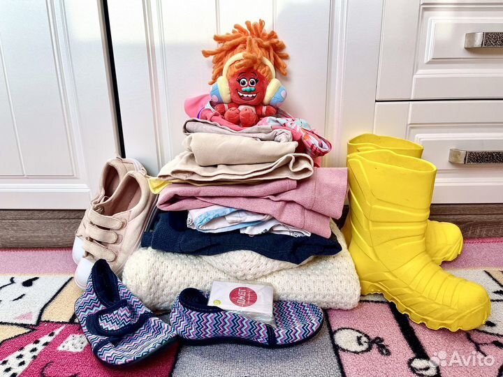 Большой пакет для девочки 104 110