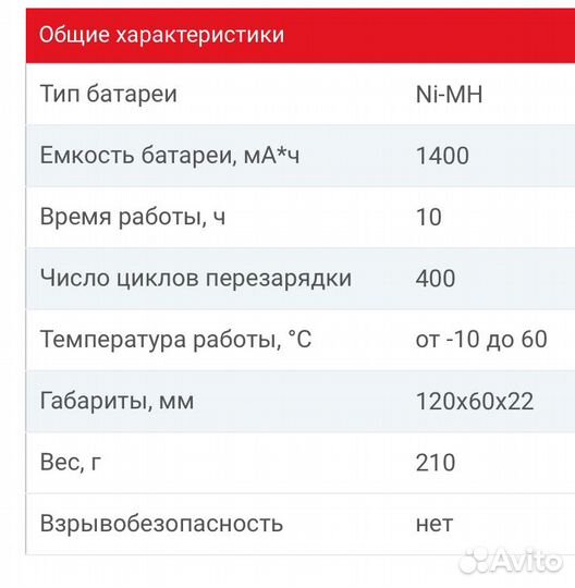 Аккумулятор для рации motorola
