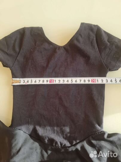 Гимнастический купальник с юбкой 110-116 р