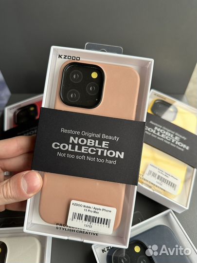 Чехол kzdoo Noble iPhone 15 Pro Max