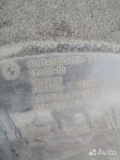 Подкрылок задний левый орига идеал бмв е60 дорест