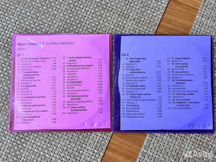 Hyvin Menee 1+2 - 2+2 CD