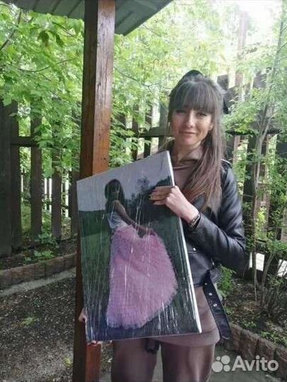 Картина на дереве