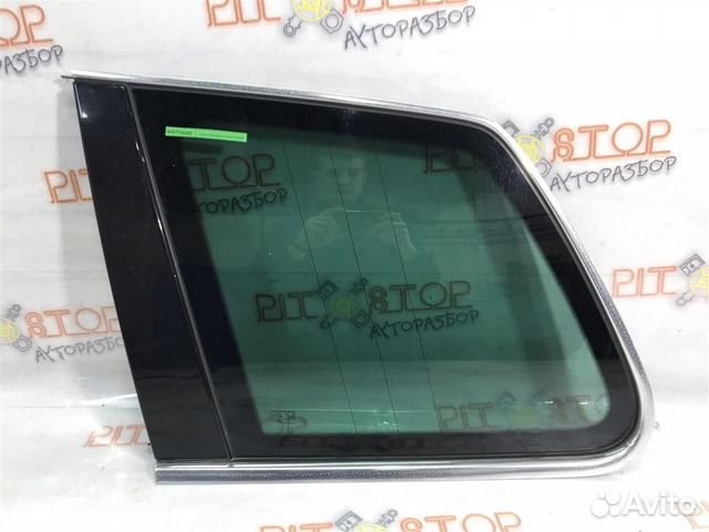 Стекло боковое глухое левое VW Touareg GP (7LA,7L