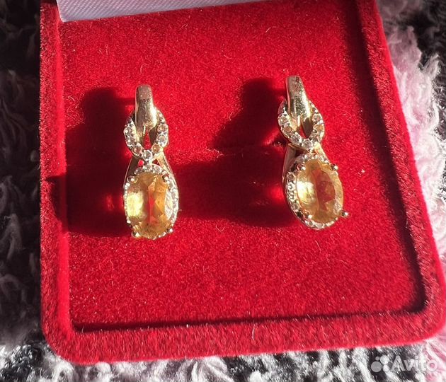 Золотые серьги 585 проба