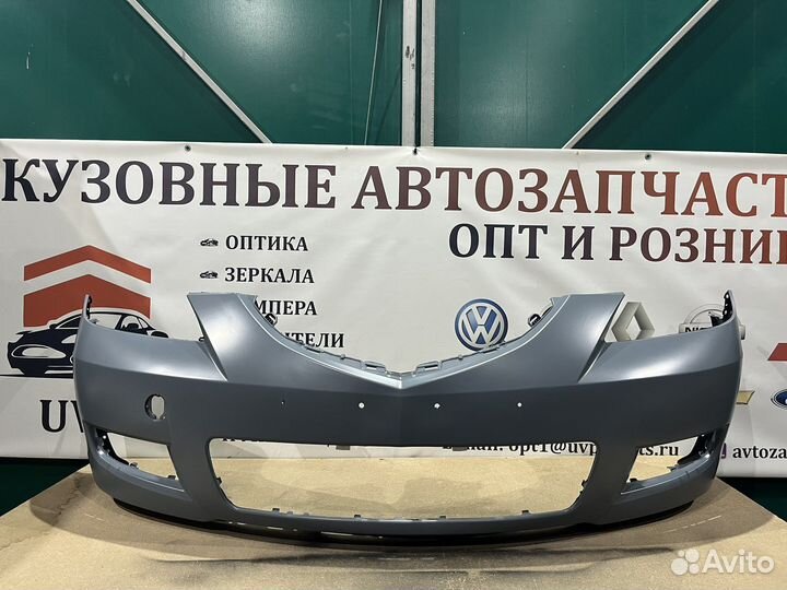Бампер передний для mazda 3 bk седан