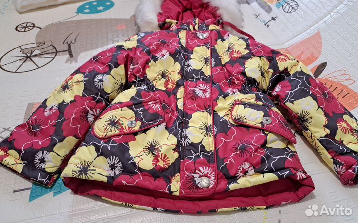 Зимний костюм для девочки 104