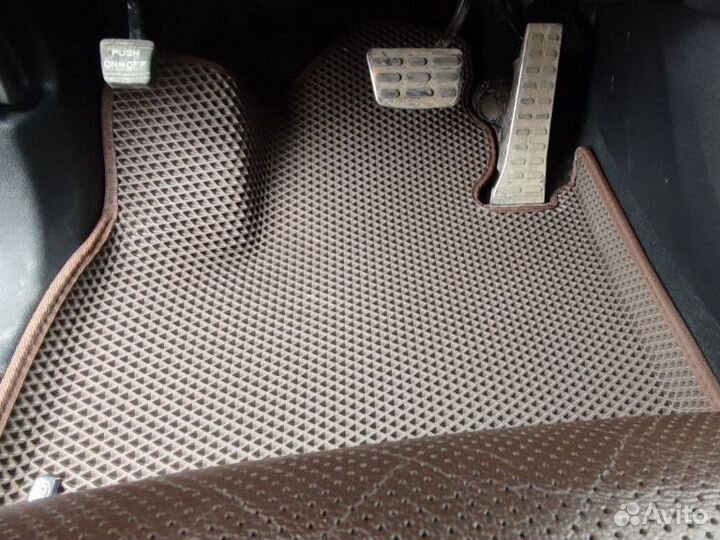 Коврики eva в машину с бортами и без 3d