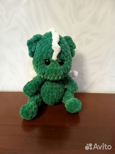 Дракон. Игрушка ручной работы вязаная