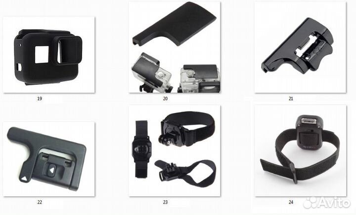 Крепления для экшн камер gopro гопро sjcam xiaomi