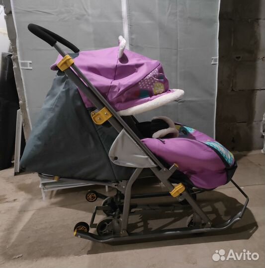 Санки коляска ника 7-2