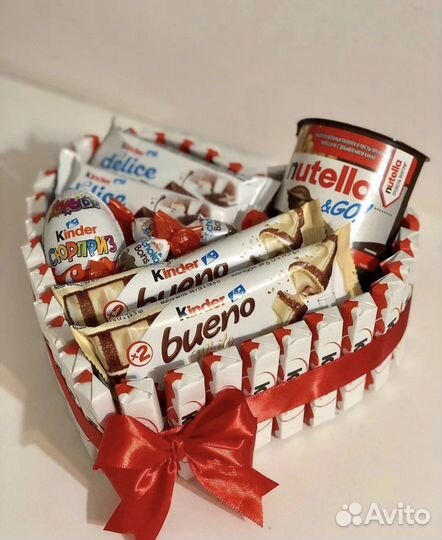 Подарки киндер сюрприз букеты (торты,сладости)